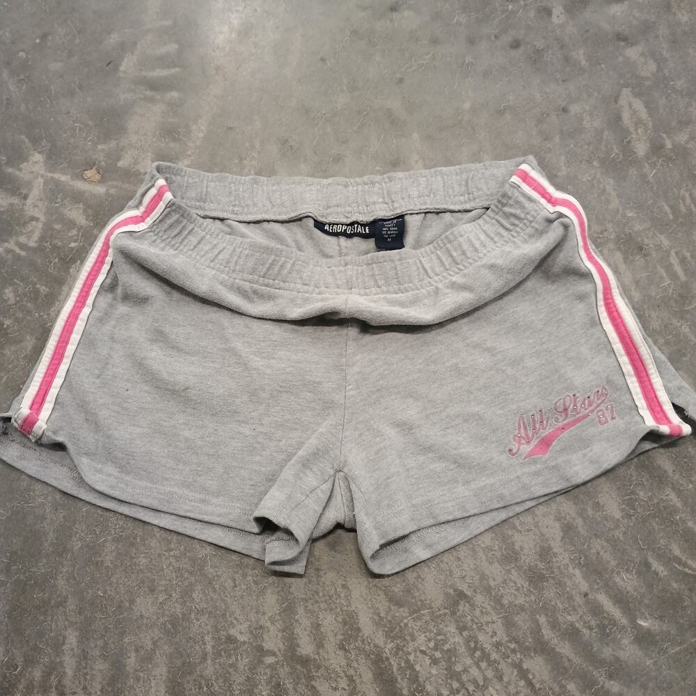 Aeropostale Y2K Micro Mini Booty Short Shorts Medium 28x2.5 Preppy Grunge Sleaze
